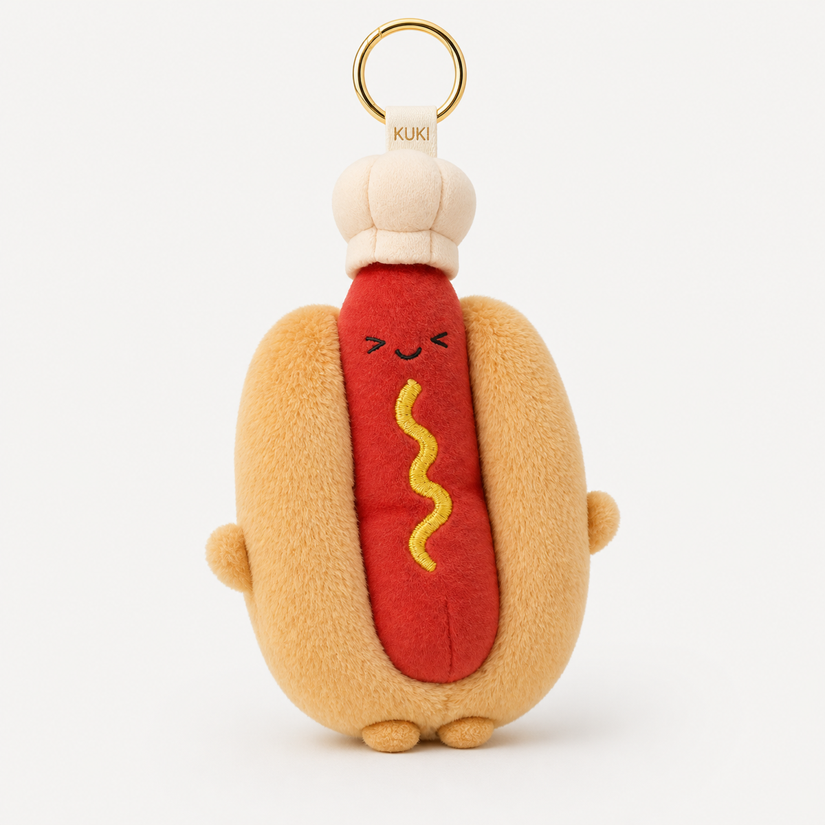 FEELZiES™ × KUKI Food Plush Bag Charm with Hidden Pen