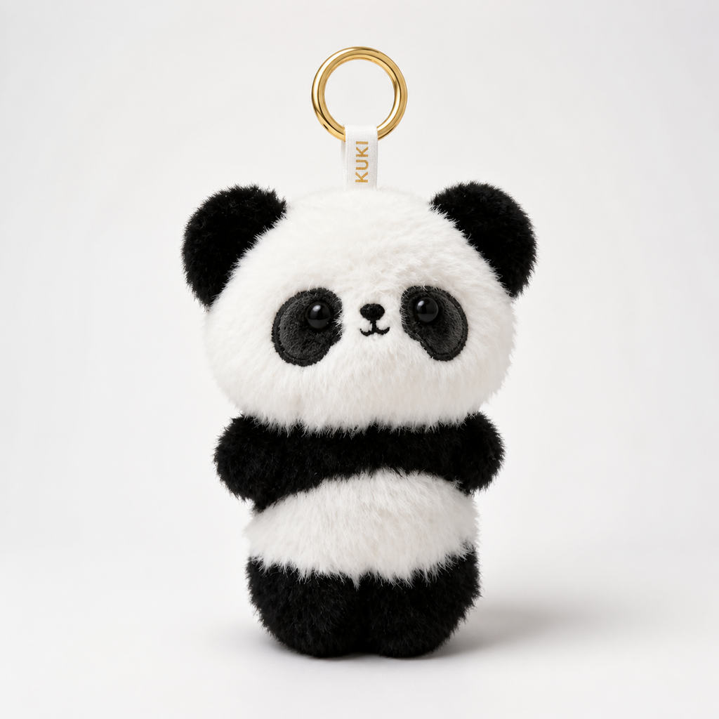 FEELZiES™ × KUKI Animal Plush Bag Charm with Hidden Pen