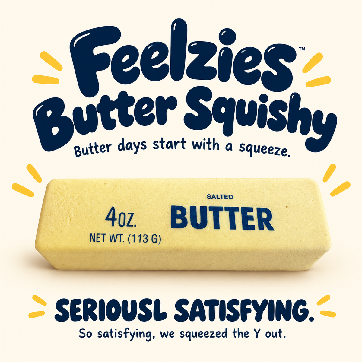 Feelzies Butter Squishy branded studio hero