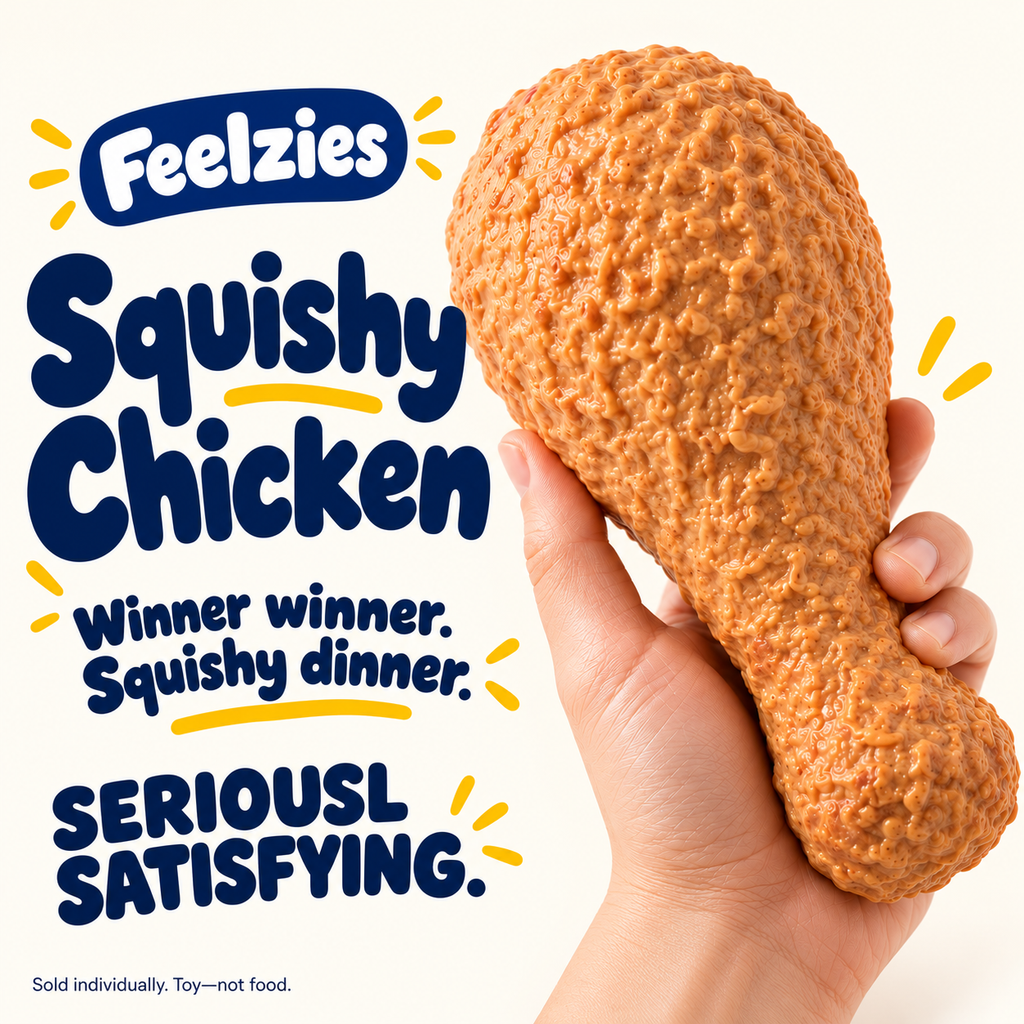 Feelzies Squishy Chicken studio hero