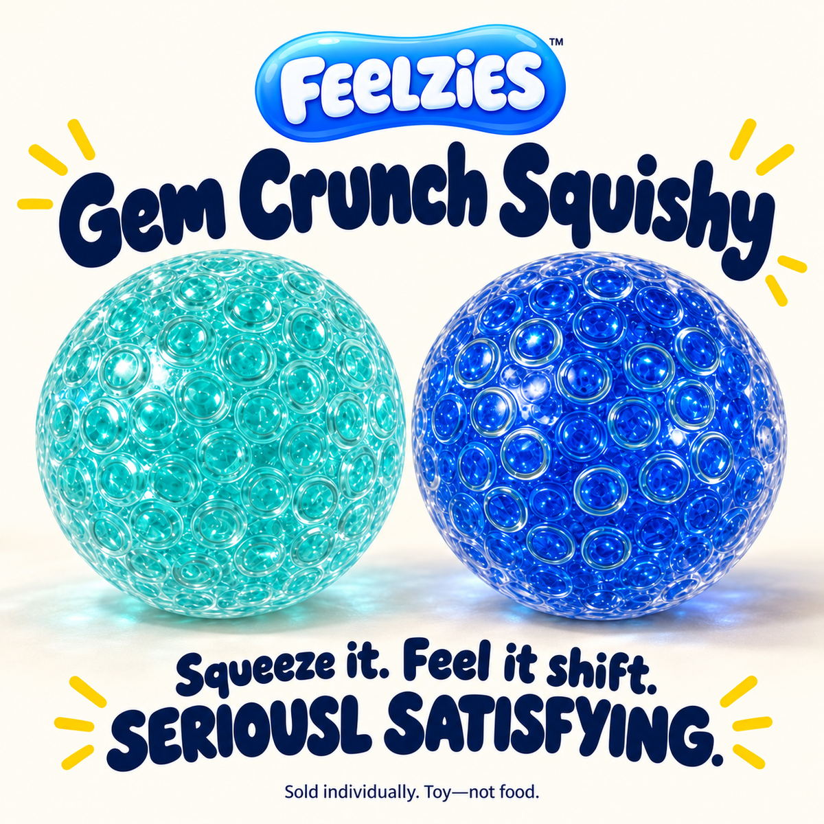 Feelzies Gem Crunch Squishy studio hero
