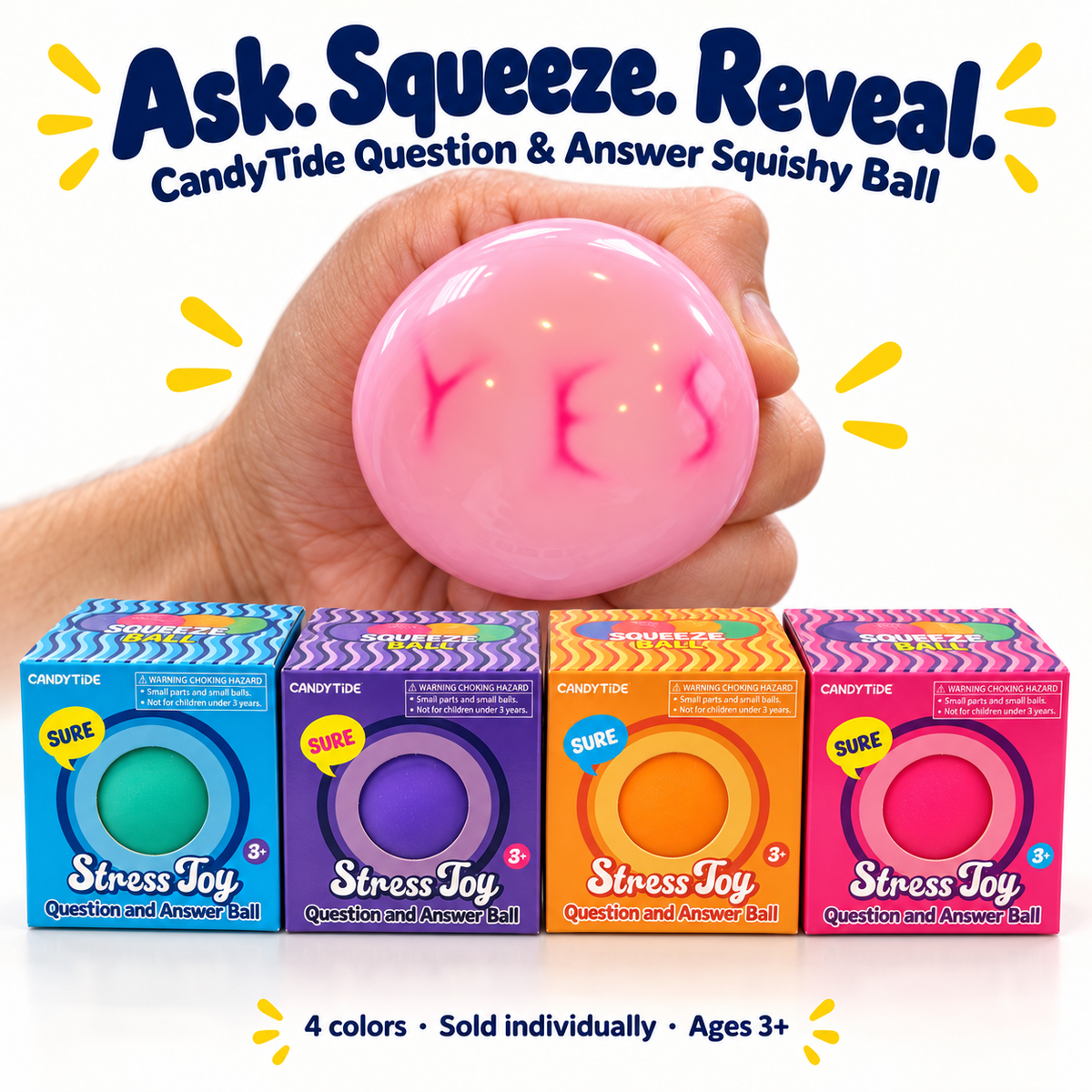 CandyTide Question & Answer Squishy Ball