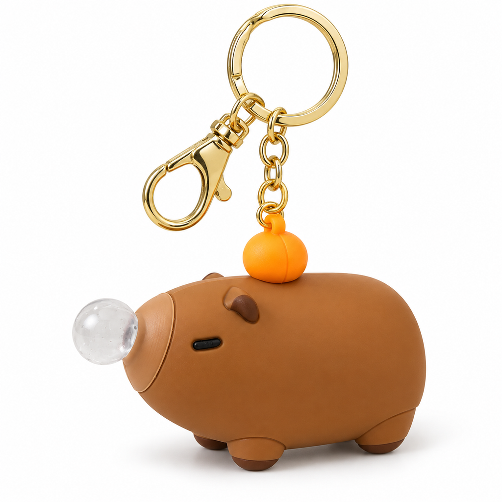 Feelzies™ Kappy the Capybara — Bubble Squeeze Bag Charm