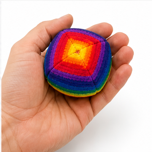 Feelzies™ Pro Series Footbags – Assorted Hacky Sacks - 6 Pack