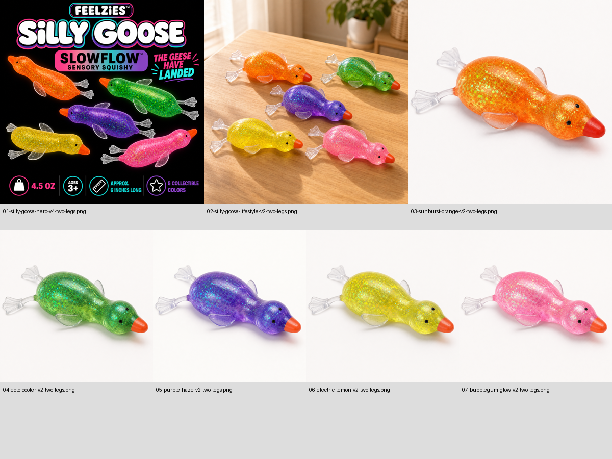Feelzies SlowFlow™ Silly Goose Squishy