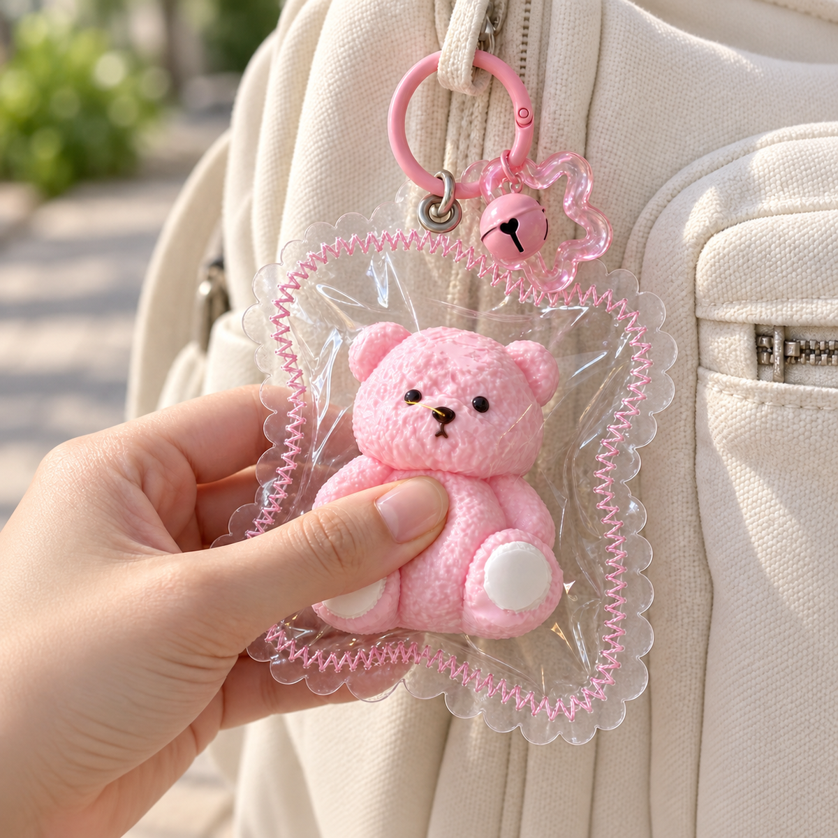 Feelzies Squishy Sidekicks — Teddy Bag Charms